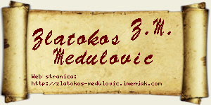 Zlatokos Medulović vizit kartica